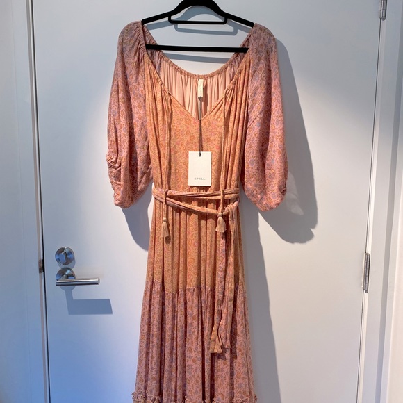 Spell Rae Gown Peach - Picture 2 of 5